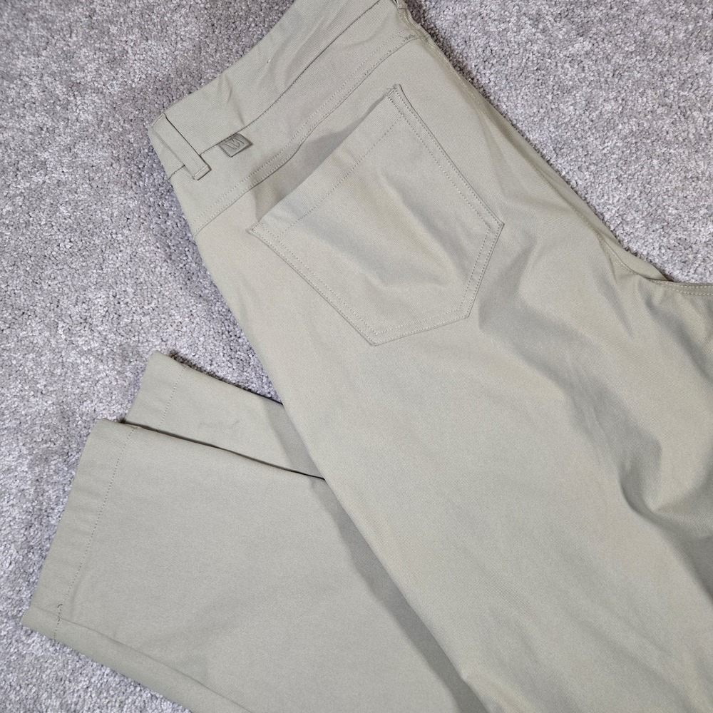 VRST Limitless Khaki Pants 5 Pocket Athletic Stretch Performance Golf 34x32